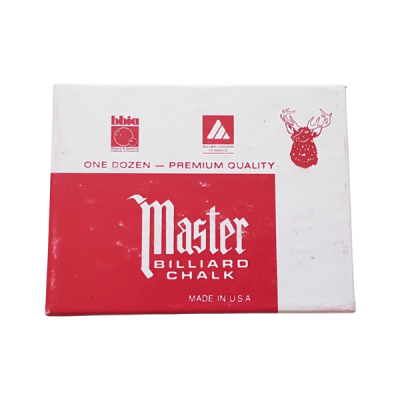 Billard Kreide Master Rot 12er Pack